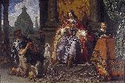 Pieter Lastman David handing over a letter to Uriah oil painting